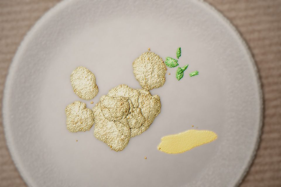 Coliflor entera al horno