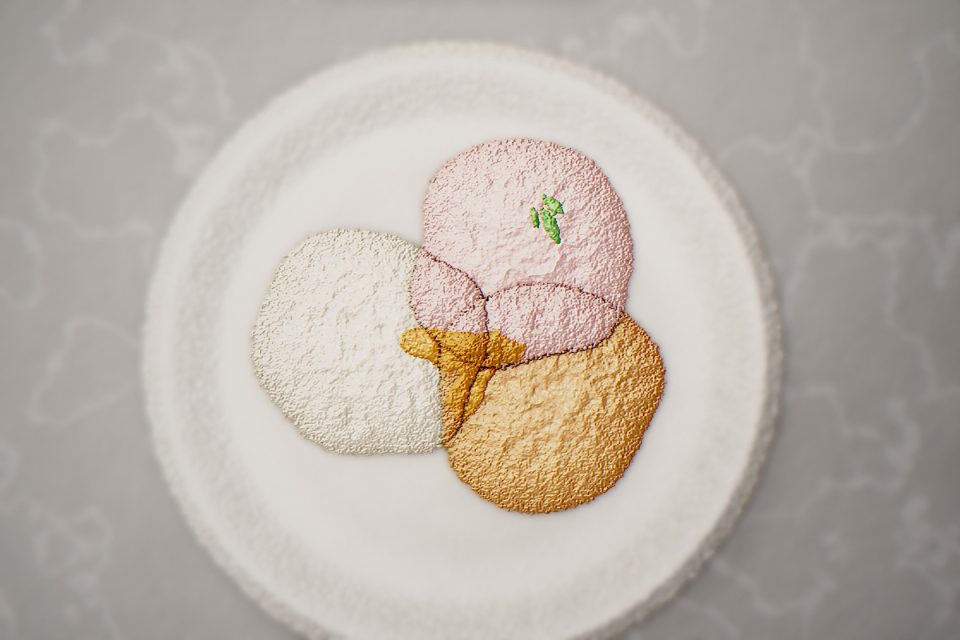 Helado de leña